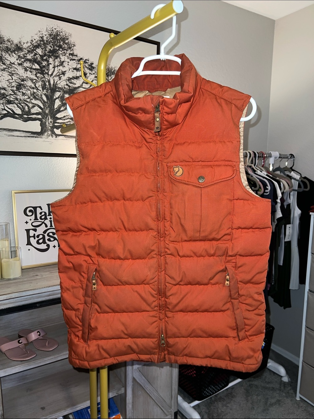 Fjallraven Quilted Puffer Vest Men’s Size S